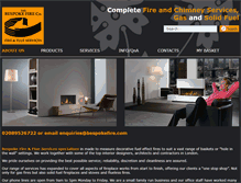 Tablet Screenshot of bespokefire.com